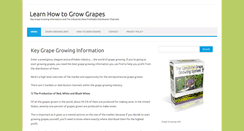Desktop Screenshot of grapegrowinginfo.com
