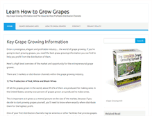 Tablet Screenshot of grapegrowinginfo.com